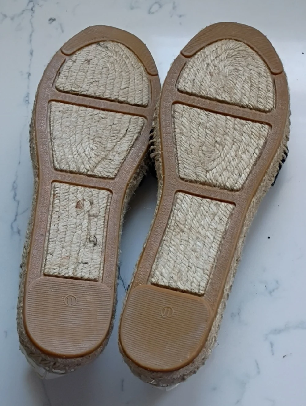 Tory Burch Canvas Espadrilles with Black Crisscross Straps